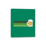 Retro Beer Stripes - Canvas Wraps Canvas Wraps RIPT Apparel 8x10 / Kelly Green