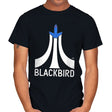 Retro Blackbird - Mens T-Shirts RIPT Apparel Small / Black