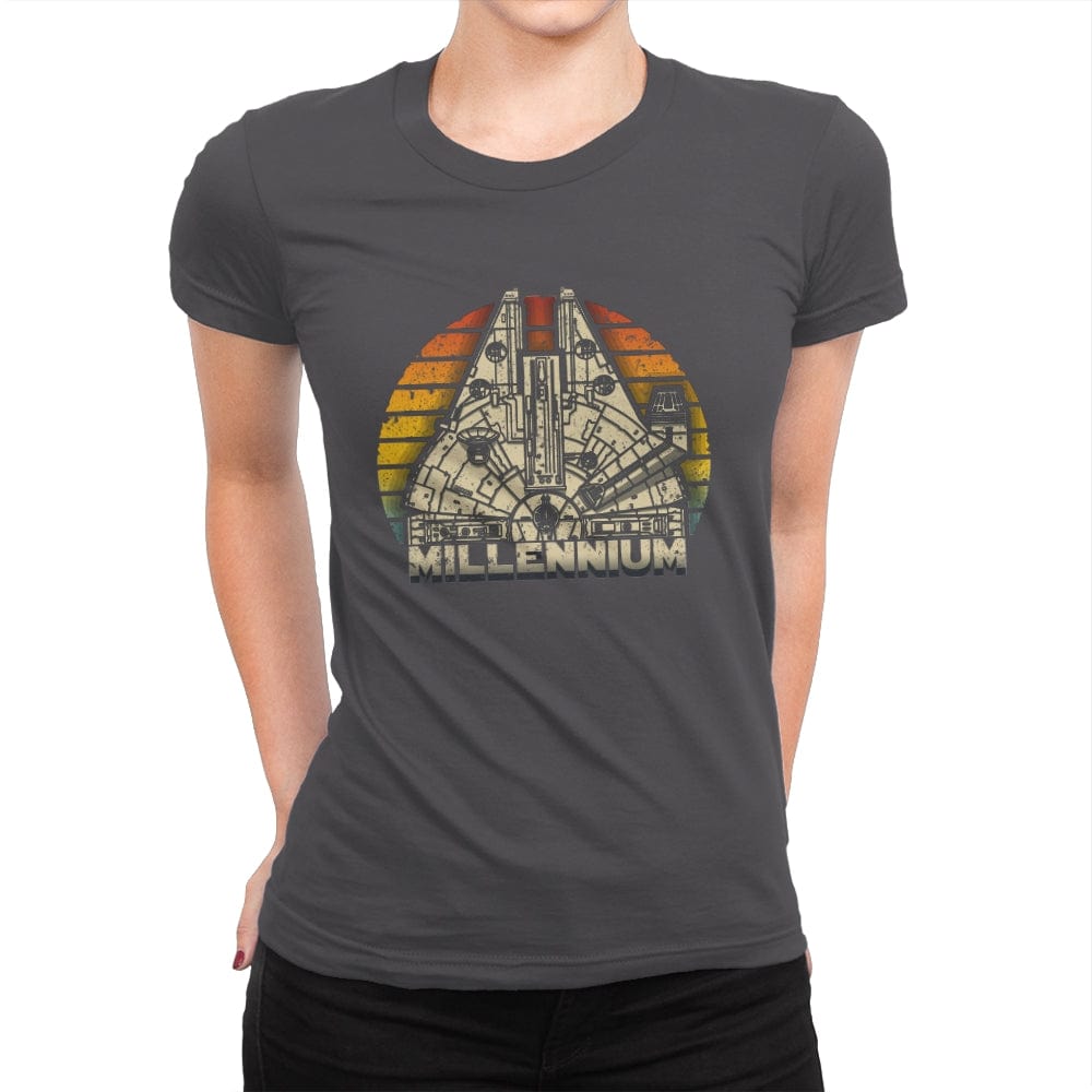Retro Kessel Runner - Womens Premium T-Shirts RIPT Apparel Small / Heavy Metal