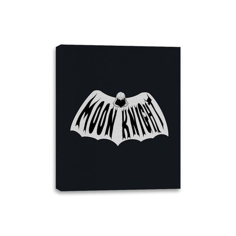 Retro Moon Knight - Canvas Wraps Canvas Wraps RIPT Apparel 8x10 / Black