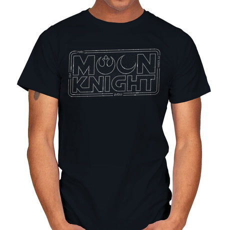 Retro Moon Knight - Mens T-Shirts RIPT Apparel Small / Black
