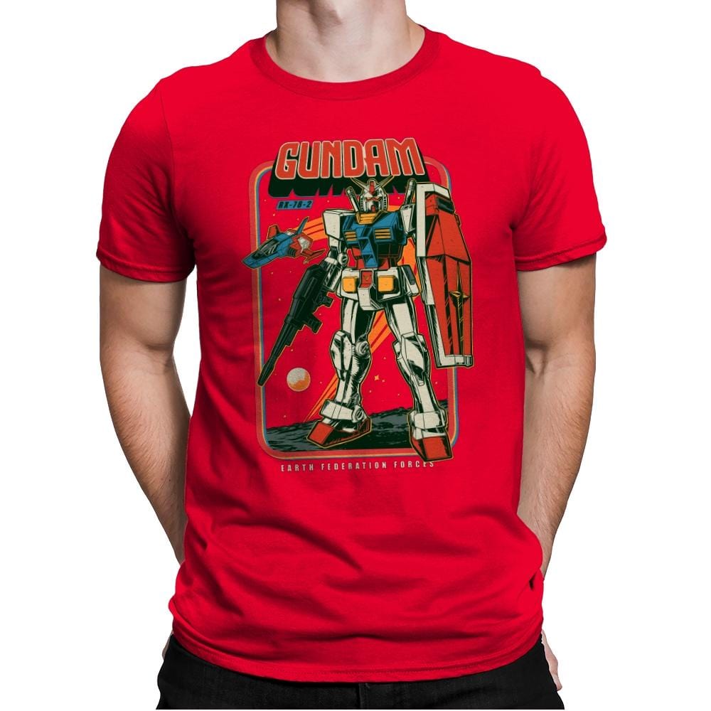 Retro RX 78 2 - Best Seller - Mens Premium T-Shirts RIPT Apparel Small / Red