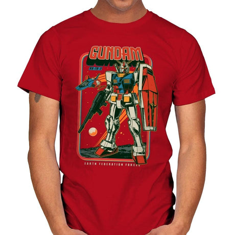 Retro RX 78 2 - Best Seller - Mens T-Shirts RIPT Apparel Small / Red