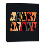 Retro Souls - Canvas Wraps Canvas Wraps RIPT Apparel 16x20 / Black