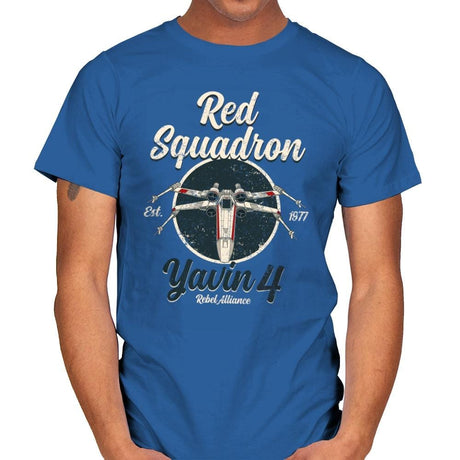 Retro Squadron - Mens T-Shirts RIPT Apparel Small / Royal