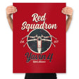 Retro Squadron - Prints Posters RIPT Apparel 18x24 / Red