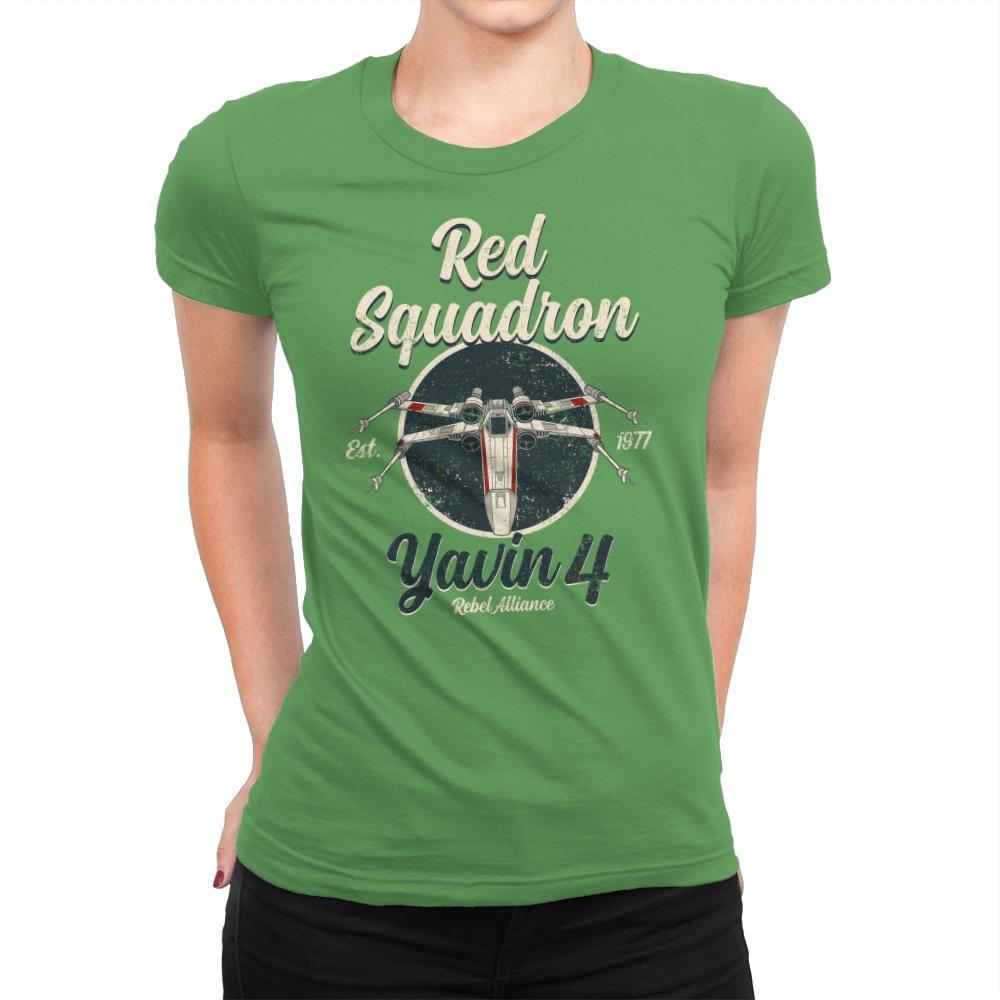 Retro Squadron - Womens Premium T-Shirts RIPT Apparel Small / Kelly