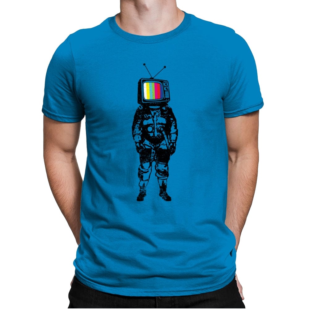 Retro Vision - Mens Premium T-Shirts RIPT Apparel Small / Turqouise