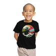 Retro Wave Kaiju - Youth T-Shirts RIPT Apparel