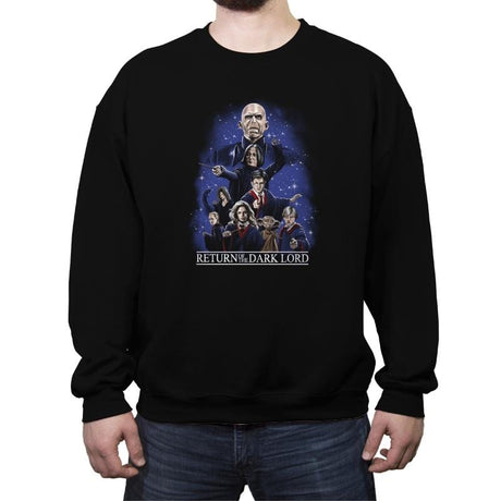 Return of the Dark Lord - Crew Neck Sweatshirt Crew Neck Sweatshirt RIPT Apparel