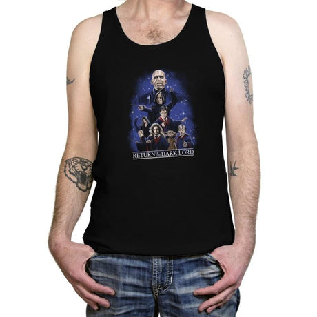 Return of the Dark Lord - Tanktop Tanktop RIPT Apparel X-Small / Black