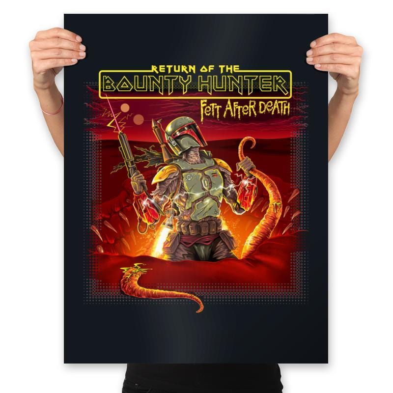 Return Of The Hunter - Prints Posters RIPT Apparel 18x24 / Black