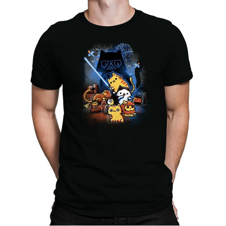 Return Of The Meow - Mens Premium T-Shirts RIPT Apparel Small / Black