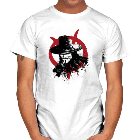 Revolution is Coming - Sumi Ink Wars - Mens T-Shirts RIPT Apparel Small / White