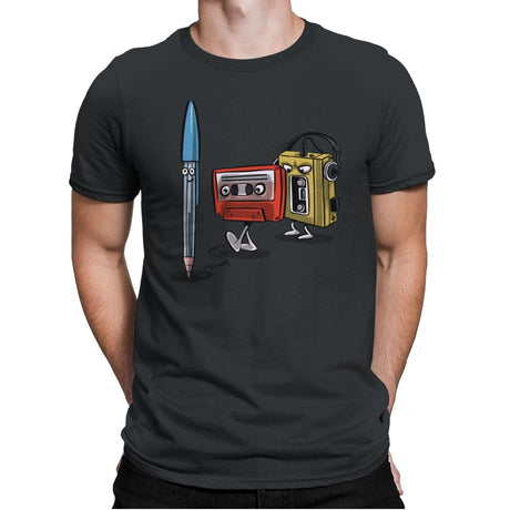 Rewind Attraction - Mens Premium T-Shirts RIPT Apparel Small / Heavy Metal