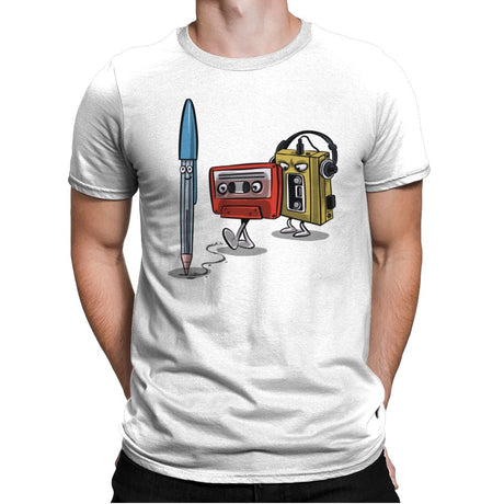 Rewind Attraction - Mens Premium T-Shirts RIPT Apparel Small / White