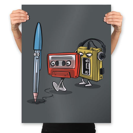 Rewind Attraction - Prints Posters RIPT Apparel 18x24 / Charcoal