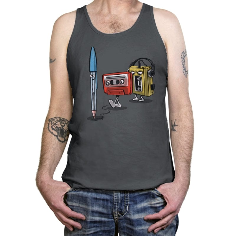 Rewind Attraction - Tanktop Tanktop RIPT Apparel X-Small / Asphalt