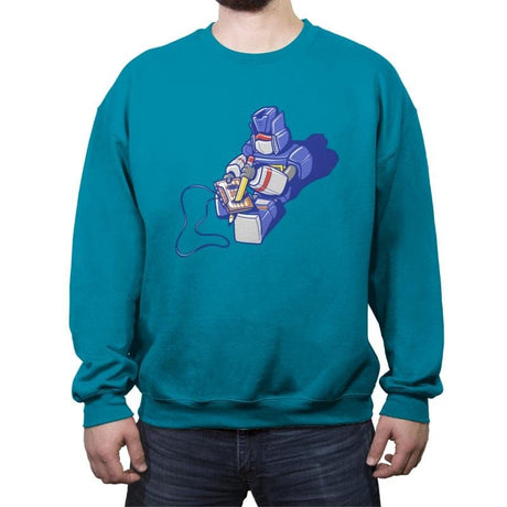 Rewind - Crew Neck Sweatshirt Crew Neck Sweatshirt RIPT Apparel Small / Antique Sapphire