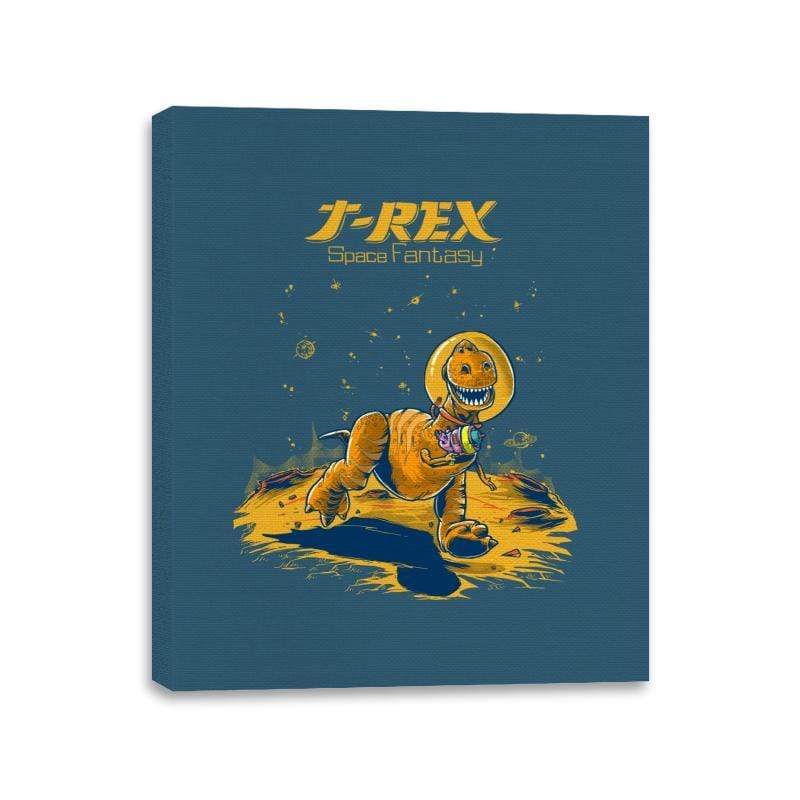 Rex Space Fantasy - Canvas Wraps Canvas Wraps RIPT Apparel 11x14 / Indigo