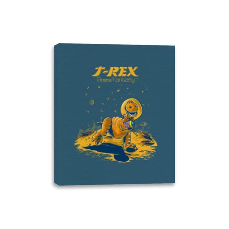 Rex Space Fantasy - Canvas Wraps Canvas Wraps RIPT Apparel 8x10 / Indigo