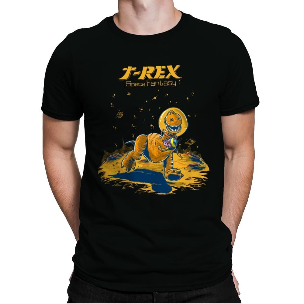 Rex Space Fantasy - Mens Premium T-Shirts RIPT Apparel Small / Black