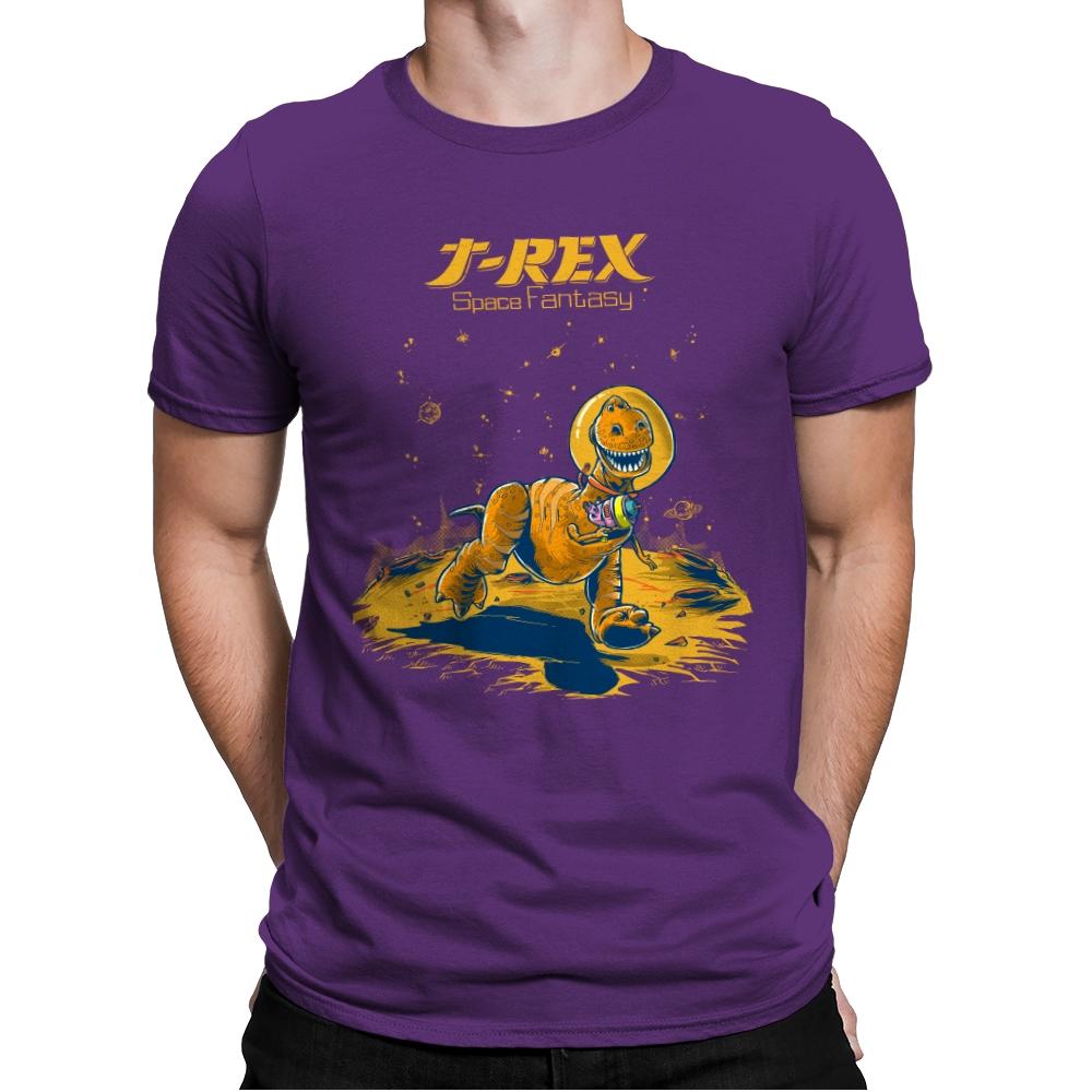 Rex Space Fantasy - Mens Premium T-Shirts RIPT Apparel Small / Purple Rush