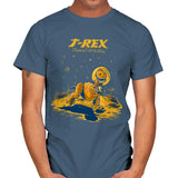 Rex Space Fantasy - Mens T-Shirts RIPT Apparel Small / Indigo Blue
