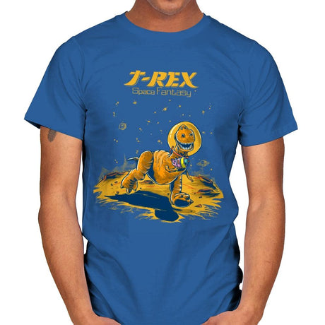 Rex Space Fantasy - Mens T-Shirts RIPT Apparel Small / Royal