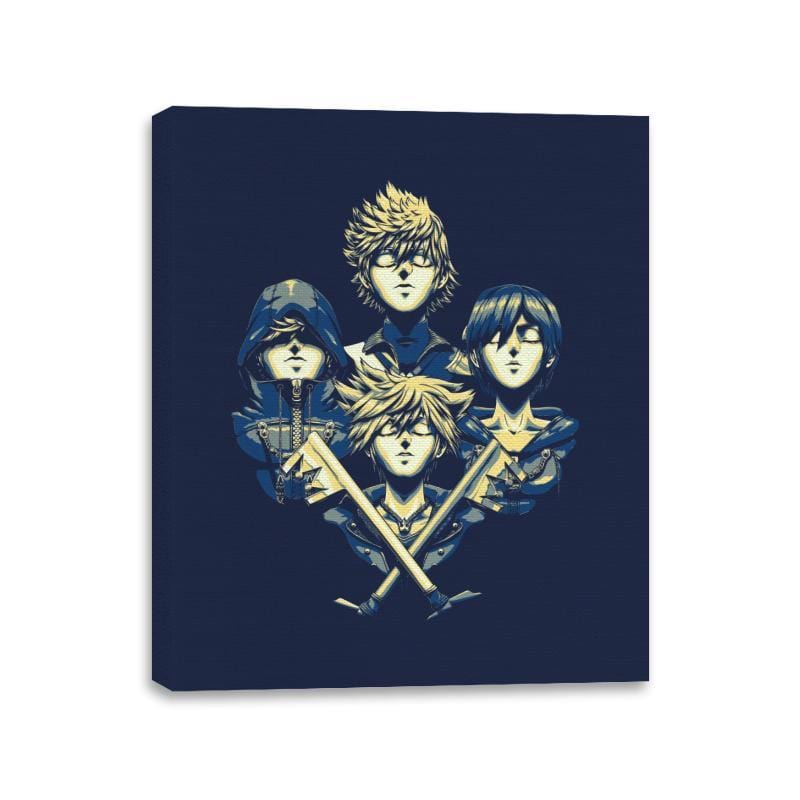 Rhapsody Hearts - Canvas Wraps Canvas Wraps RIPT Apparel 11x14 / Navy