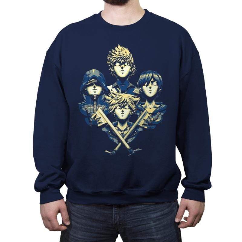 Rhapsody Hearts - Crew Neck Sweatshirt Crew Neck Sweatshirt RIPT Apparel