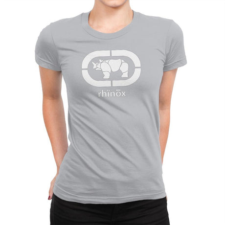 Rhino Unlimited Exclusive - Shirtformers - Womens Premium T-Shirts RIPT Apparel Small / Silver
