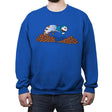 Rich Cat - Crew Neck Sweatshirt Crew Neck Sweatshirt RIPT Apparel Small / Royal