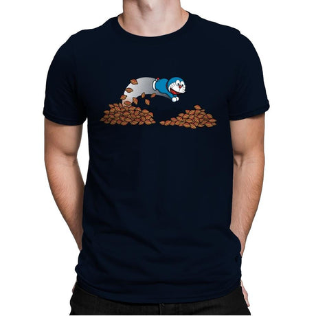 Rich Cat - Mens Premium T-Shirts RIPT Apparel Small / Midnight Navy