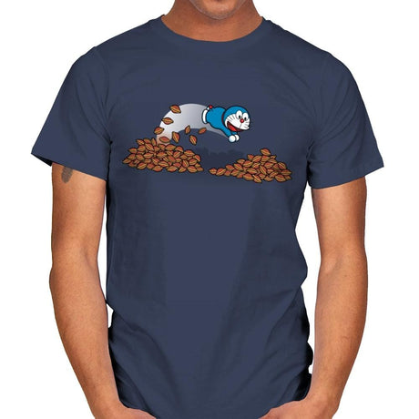 Rich Cat - Mens T-Shirts RIPT Apparel Small / Navy