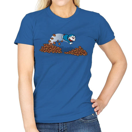 Rich Cat - Womens T-Shirts RIPT Apparel Small / Royal