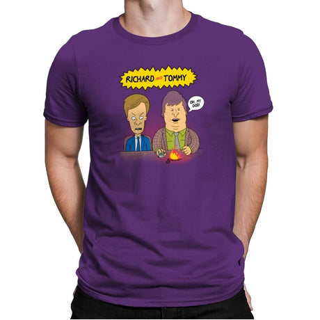 Richard And Tommy Exclusive - Mens Premium T-Shirts RIPT Apparel Small / Purple Rush