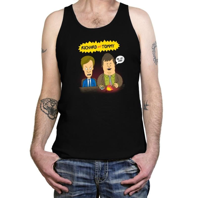 Richard And Tommy Exclusive - Tanktop Tanktop RIPT Apparel X-Small / Black