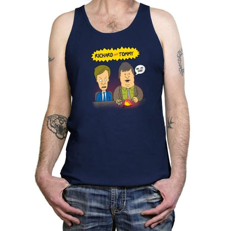 Richard And Tommy Exclusive - Tanktop Tanktop RIPT Apparel X-Small / Navy