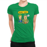 Richard And Tommy Exclusive - Womens Premium T-Shirts RIPT Apparel Small / Kelly Green