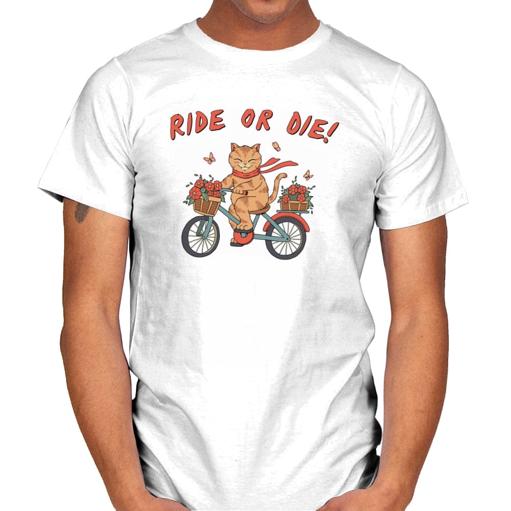 Ride or Die Catana - Mens T-Shirts RIPT Apparel Small / White