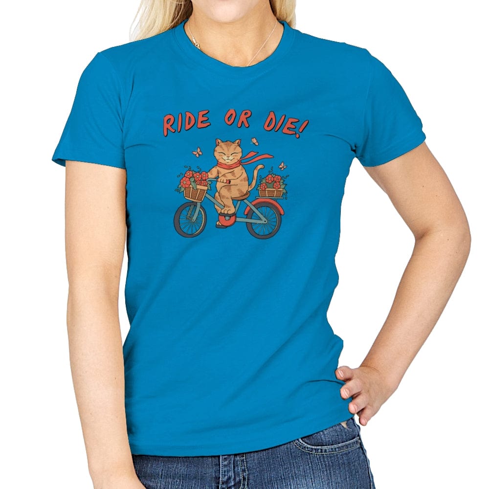 Ride or Die Catana - Womens T-Shirts RIPT Apparel Small / Sapphire