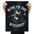 Ride or Die - Prints Posters RIPT Apparel 18x24 / Black