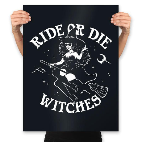 Ride or Die - Prints Posters RIPT Apparel 18x24 / Black