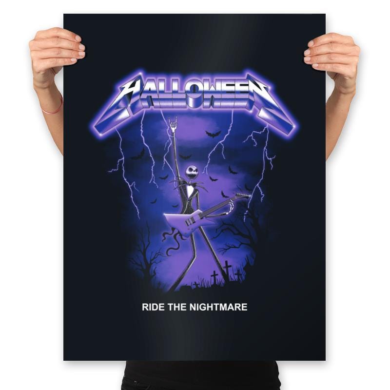 Ride the Nightmare - Prints Posters RIPT Apparel 18x24 / Black
