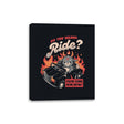 Ride to Hell - Canvas Wraps Canvas Wraps RIPT Apparel 8x10 / Black