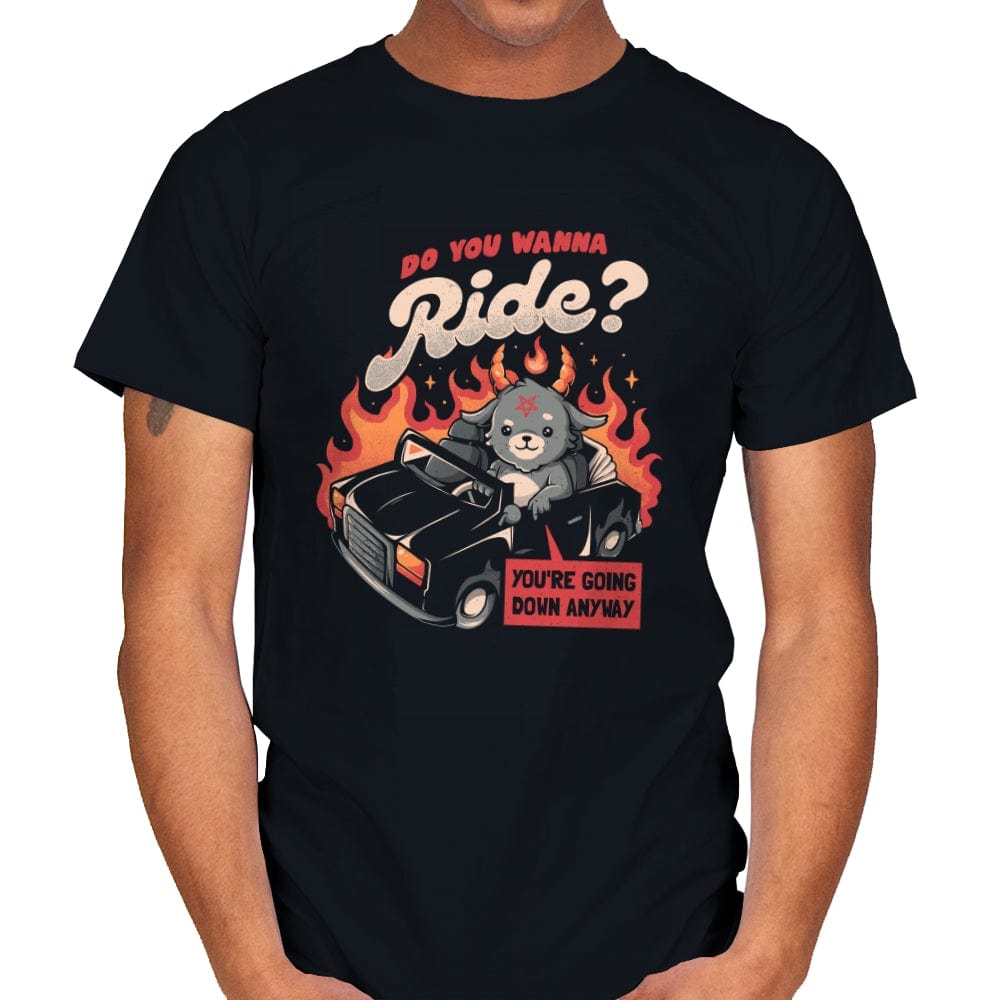 Ride to Hell - Mens T-Shirts RIPT Apparel Small / Black