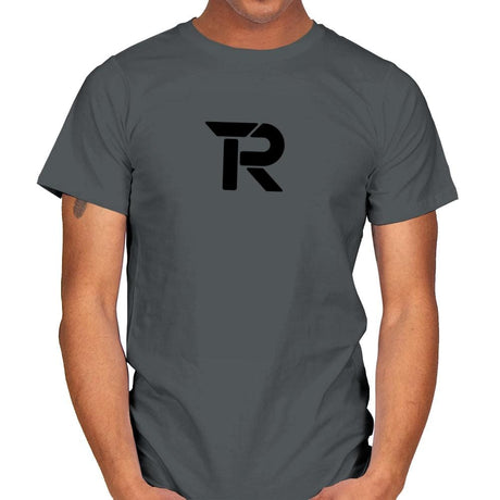 RIPT Black R Logo - Mens T-Shirts RIPT Apparel Small / Charcoal