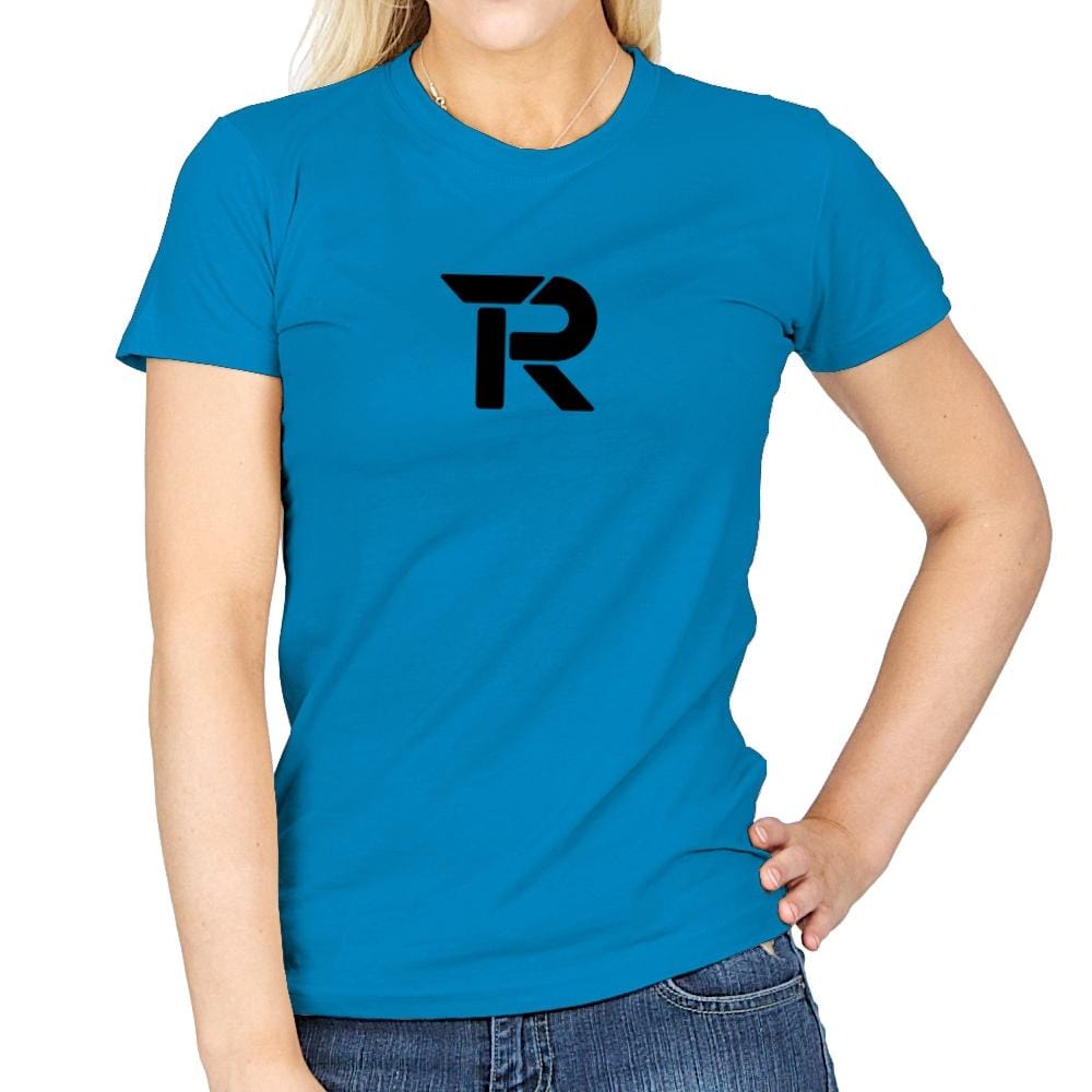 RIPT Black R Logo - Womens T-Shirts RIPT Apparel Small / Sapphire