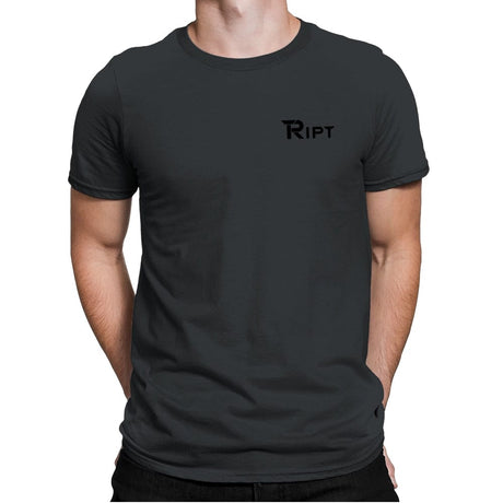 RIPT R Chest Logo - Mens Premium T-Shirts RIPT Apparel Small / Heavy Metal